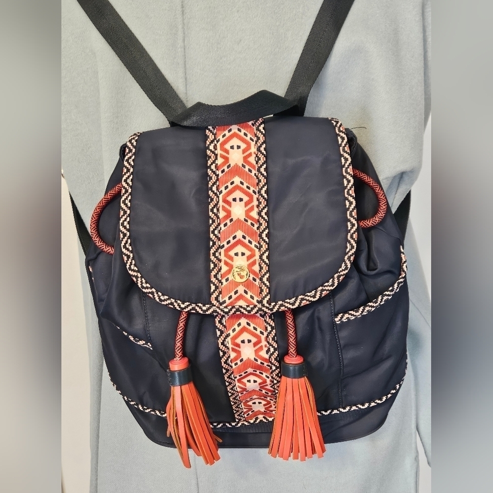 Spartina 449 Armada Tassel Backpack Bag - Picture 2 of 13